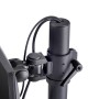 StarTech.com Supporto da scrivania per 2 monitor impilati verticalmente, doppio 49", capacità totale 32 kg, morsetto a C, siste (H2MPV-MONITOR-MOUNT)