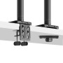 StarTech.com Supporto per Monitor Curvo Ultrawide fino a 49” 32:9 Braccio a Molla da Scrivania con Morsetto a C/Passante per M (H1M1AG1-MONITOR-ARM)