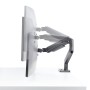 StarTech.com Supporto per Monitor Curvo Ultrawide fino a 49” 32:9 Braccio a Molla da Scrivania con Morsetto a C/Passante per M (H1M1AG1-MONITOR-ARM)