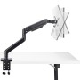 StarTech.com Supporto per Monitor Curvo Ultrawide fino a 49” 32:9 Braccio a Molla da Scrivania con Morsetto a C/Passante per M (H1M1AG1-MONITOR-ARM)