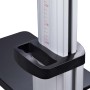 StarTech.com Carrello/supporto TV mobile su ruote per schermi piatti da 60-100" e fino a 100 kg, regolazione dell'altezza tramit (1110C-MOBILE-TV-CART)
