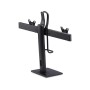 StarTech.com Supporto da Tavolo per Due Monitor- Staffa con barra trasversale per 2 Schermi da 27" VESA 75x75/100x100, altezza r (2MC1S-MONITOR-STAND)