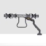 StarTech.com Supporto per monitor a barra trasversale, braccio per due schermi 27"/max 15kg, VESA 75x75/100x100, morsetto a C, a (H2M1AS2-MONITOR-ARM)