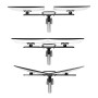 StarTech.com Supporto per monitor a barra trasversale, braccio per due schermi 27"/max 15kg, VESA 75x75/100x100, morsetto a C, a (H2M1AS2-MONITOR-ARM)