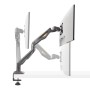 StarTech.com Supporto per Monitor da Scrivania, Braccio Articolato Meccanico a Molla per Display fino a 32", Max 10kg, VESA 75x7 (H1M1AG2-MONITOR-ARM)