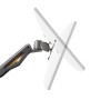StarTech.com Supporto per Monitor da Scrivania, Braccio Articolato Meccanico a Molla per Display fino a 32", Max 10kg, VESA 75x7 (H1M1AG2-MONITOR-ARM)