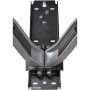 StarTech.com FPWARPS Supporto TV a parete 190,5 cm (75") Nero, Argento (FPWARPS)