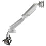 StarTech.com ARMSLIMDUOS supporto da tavolo per Tv a schermo piatto 81,3 cm (32") Morsa Argento (ARMSLIMDUOS)