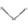StarTech.com ARMSLIMDUOS supporto da tavolo per Tv a schermo piatto 81,3 cm (32") Morsa Argento (ARMSLIMDUOS)