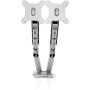 StarTech.com ARMSLIMDUOS supporto da tavolo per Tv a schermo piatto 81,3 cm (32") Morsa Argento (ARMSLIMDUOS)
