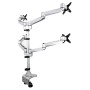 StarTech.com ARMQUADPS supporto da tavolo per Tv a schermo piatto 68,6 cm (27") Morsa Argento (ARMQUADPS)