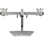 StarTech.com Supporto per due monitor - Orizzontale - Argento (ARMDUOSS)