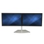 StarTech.com Supporto per due monitor - Orizzontale - Argento (ARMDUOSS)