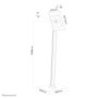 Neomounts by Newstar TABLET-S300 supporto antifurto per tablet Bianco (TABLET-S300WHITE)