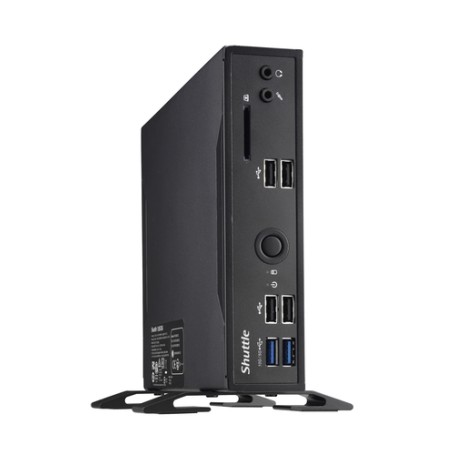 Shuttle DS20UV2 barebone per PC/stazione di lavoro PC con dimensioni 1,3 l Nero 5205U Intel SoC 1,9 GHz
