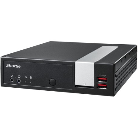 Shuttle XPС slim DL20N6V2 barebone per PC/stazione di lavoro 1.35L sized PC Nero N6005 Intel SoC BGA 1090 2 GHz