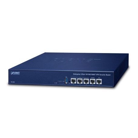 PLANET Enterprise 5-Port router cablato Gigabit Ethernet Blu (VR-300)