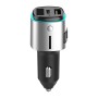 4smarts 456201 trasmettitore FM Accendisigari Nero, Argento (40-51-7253)