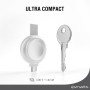 4smarts QI2 Orologio intelligente Argento USB Carica wireless Ricarica rapida Interno (541000)