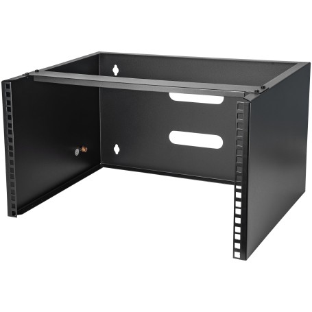 StarTech.com Staffa per montaggio a parete 30 cm 6U per quadri per prese (WALLMOUNT6)