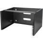StarTech.com Staffa per montaggio a parete 30 cm 6U per quadri per prese (WALLMOUNT6)