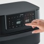 Severin FR 2490 friggitrice Doppia 9 L Indipendente 2600 W Friggitrice ad aria calda Nero