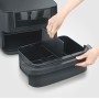Severin FR 2490 friggitrice Doppia 9 L Indipendente 2600 W Friggitrice ad aria calda Nero