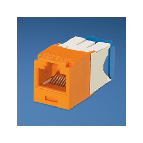 Panduit UTP RJ45 TG-MiniJack Cat6a Orange (CJ6X88TGOR)