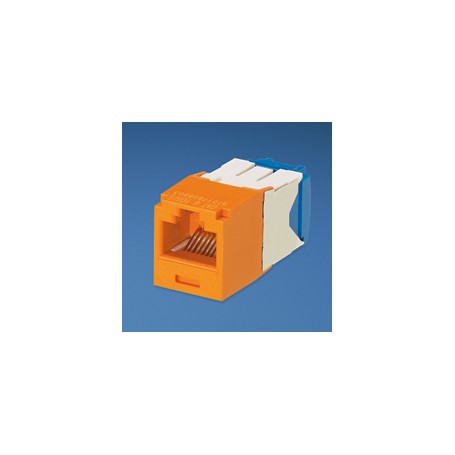 Panduit UTP RJ45 TG-MiniJack Cat6a Orange (CJ6X88TGOR)