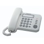 Panasonic KX-TS520EX1W telefono Identificatore di chiamata Bianco (KX-TS520EX1W)