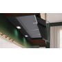 Neff D97XDP2S5, cappa integrata di design, 90 cm, vetro trasparente con stampa nera, nero opaco, classe: A+