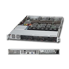 Supermicro SYS-8016B-6F sistema barebone per server Intel® 7500 LGA 1567 (Socket LS) Rack (1U) Nero (SYS-8016B-6F)