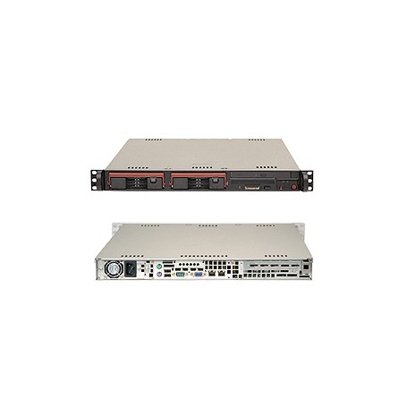 Supermicro 5016I-T Intel® 3400 LGA 1156 (Socket H) Rack (1U) Nero (SYS-5016I-T)