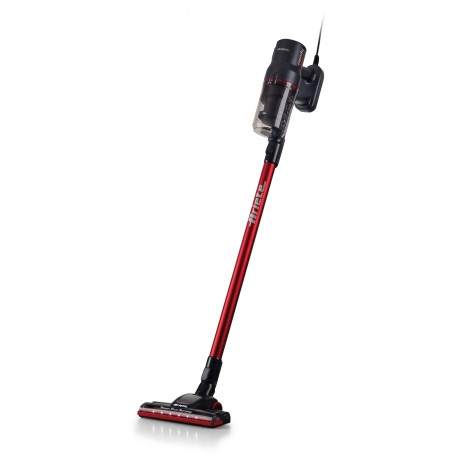 Ariete 2358 Scopa elettrica con filo, Potenza 600W, Capacità serbatoio 0,5L, Spazzola motorizzata, Tecnologia Ciclonica, Rosso (ARI-2358)