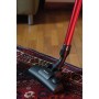 Ariete 2358 Scopa elettrica con filo, Potenza 600W, Capacità serbatoio 0,5L, Spazzola motorizzata, Tecnologia Ciclonica, Rosso (ARI-2358)