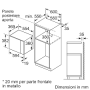 SIEMENS BE555LMB1 - MICROONDE iQ500, NERO/ACCIAIO INOSSIDABILE, GRIGLIA, STOP SINISTRO, 60 X 38 CM