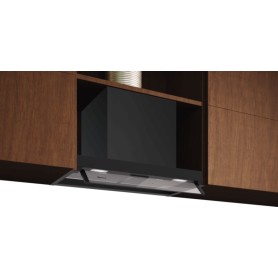 Neff D65XCC2S5, cappa integrata di design, 60 cm, vetro trasparente, nero opaco, classe di efficienza energetica: B