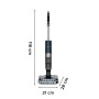 Rowenta X-Clean 7 GZ5735E0 scopa elettrica Aspirapolvere elettrica Batteria Secco e bagnato Senza sacchetto 0,5 L Nero, Cromo