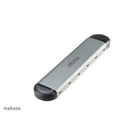 Akasa AK-ENU3M2-04 contenitore di unità di archiviazione Box esterno SSD Grigio M.2
