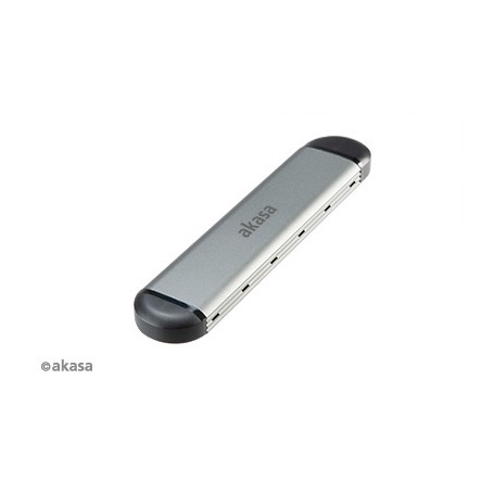 Akasa AK-ENU3M2-04 contenitore di unità di archiviazione Box esterno SSD Grigio M.2