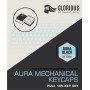 Glorious Gaming Aura V2 Coperchio per tastiera (GLO-KC-AURA2-B)