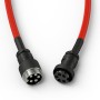 Glorious Gaming GLO-KB-ACC-CBL-COIL-CRED cavo per tastiera/mouse Rosso 1,4 m