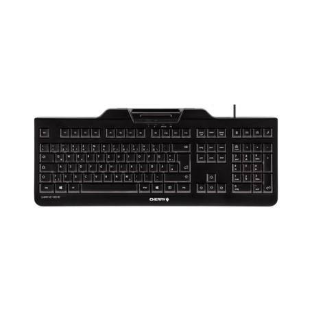 CHERRY KC 1000 SC tastiera USB QWERTZ Svizzere Nero (JK-A0100CH-2)