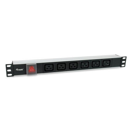 Equip 333319 unità di distribuzione dell'energia (PDU) 6 presa(e) AC 1U Nero