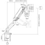 Equip Staffa di montaggio per monitor interattivi da 17” a 32” (825445)