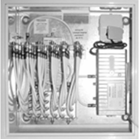 Preisner MSR1724VT rack Da parete Argento, Bianco