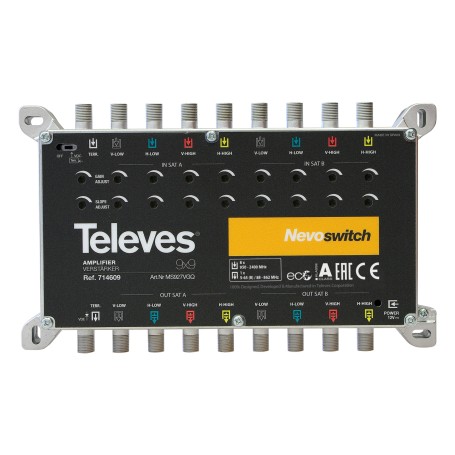Televes 714609 multinterruttore satellitare 9 ingressi 9 uscite
