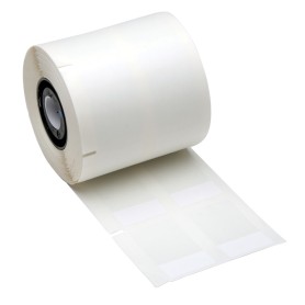 Brady BPT-511-427 etichetta per stampante Trasparente, Bianco Etichetta per stampante autoadesiva (236987)