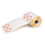 Brady THTCLP-L-L2-7610-0.2-SC etichetta per stampante Rosso, Bianco Etichetta per stampante autoadesiva (622338)