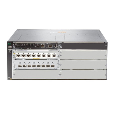HPE Aruba Networking 5406R 8-port 1/2.5/5/10GBASE-T PoE+ / 8 port SFP+ (No PSU) v3 zl2 Switch (JL002A)